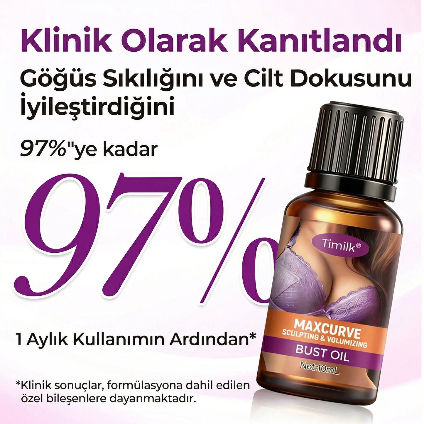 Timilk® MaxCurve Şekillendirici & Dolgunlaştırıcı Göğüs Yağı
