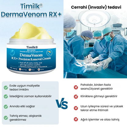 Timilk® DermaVenom RX+ Siğil, Et Beni ve Cilt Çıkıntısı Giderici Krem