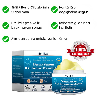 Timilk® DermaVenom RX+ Siğil, Et Beni ve Cilt Çıkıntısı Giderici Krem