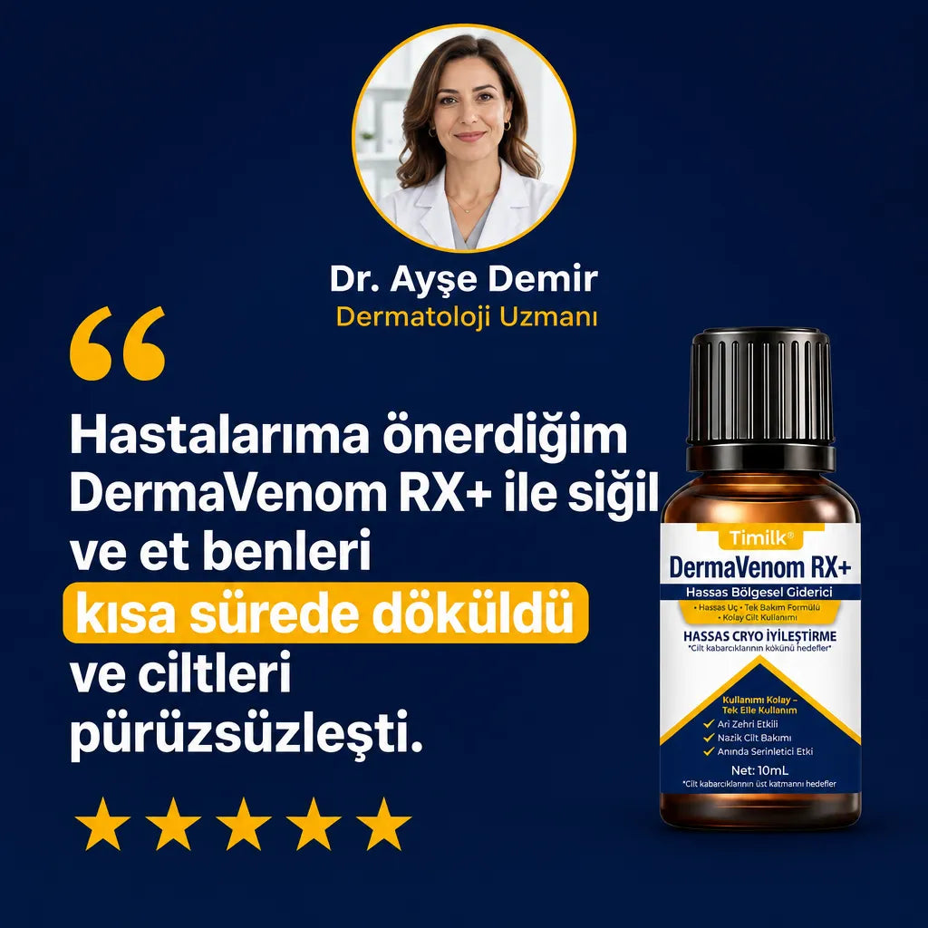 Timilk® DermaVenom RX+ - Siğil ve Et Beni Yağı