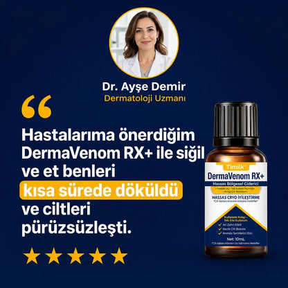 Timilk® DermaVenom RX+ - Siğil ve Et Beni Yağı