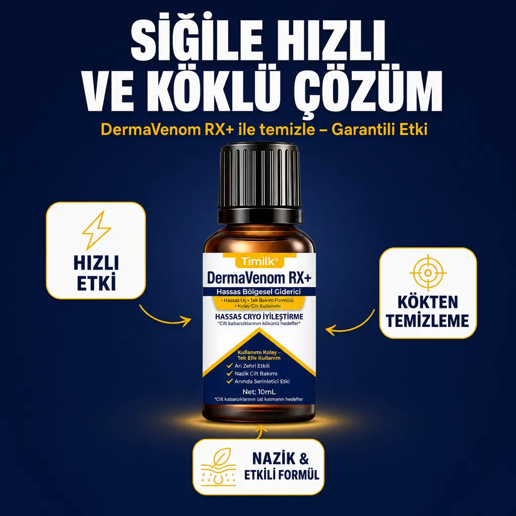 Timilk® DermaVenom RX+ - Siğil ve Et Beni Yağı